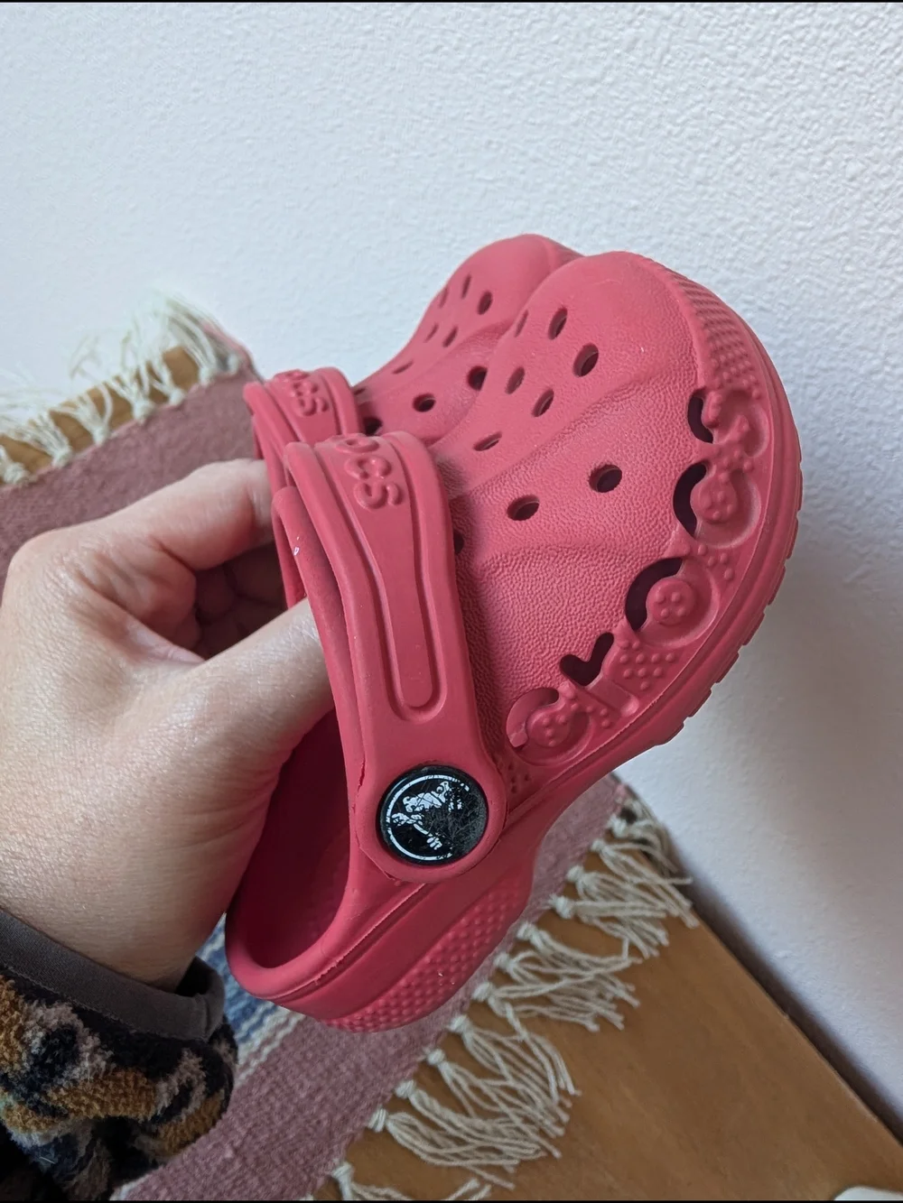 CROCS Toddler Classic Clog in Red